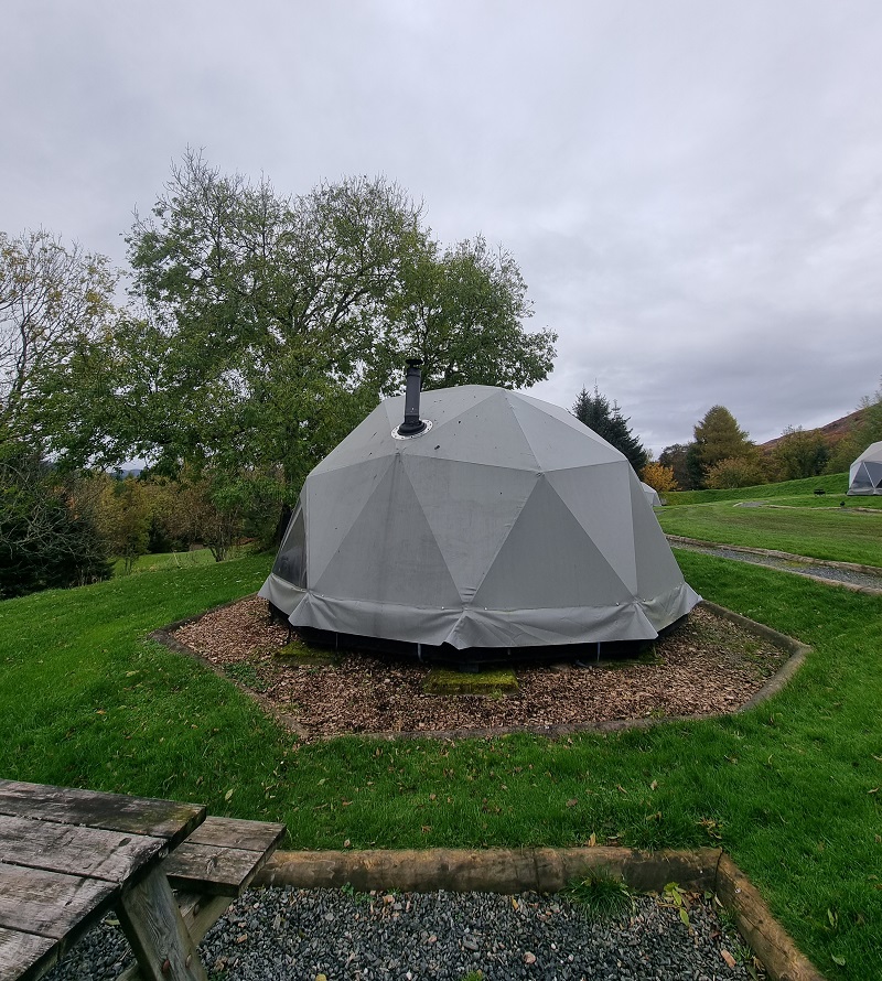 Loch Tay Highland Lodges camping domes