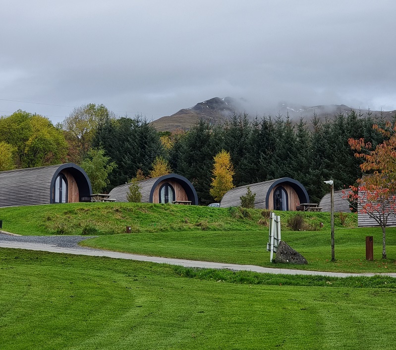 Loch Tay Highland Lodges camping domes